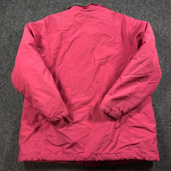 Lands’ End Women’s 1X Pink Fleece Lined Winter Jacket Plus Size 16W–18W - Picture 2 of 5